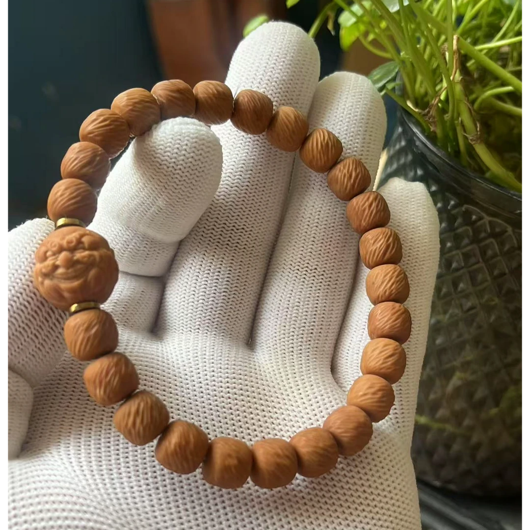 猴头核桃油点款云绵配饰随机手串发