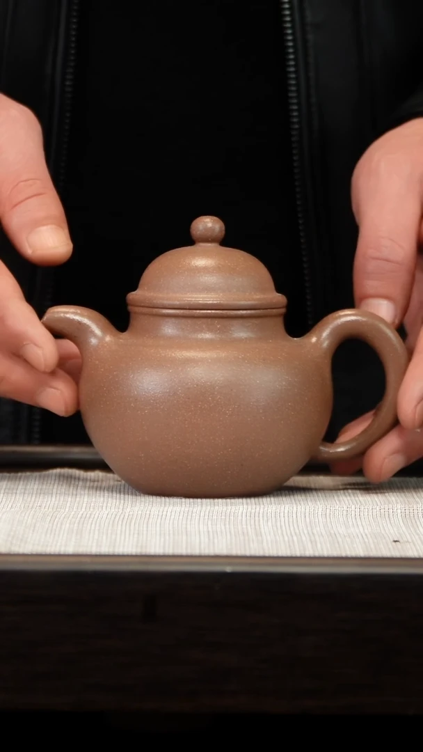 茶壶紫砂老段掇球