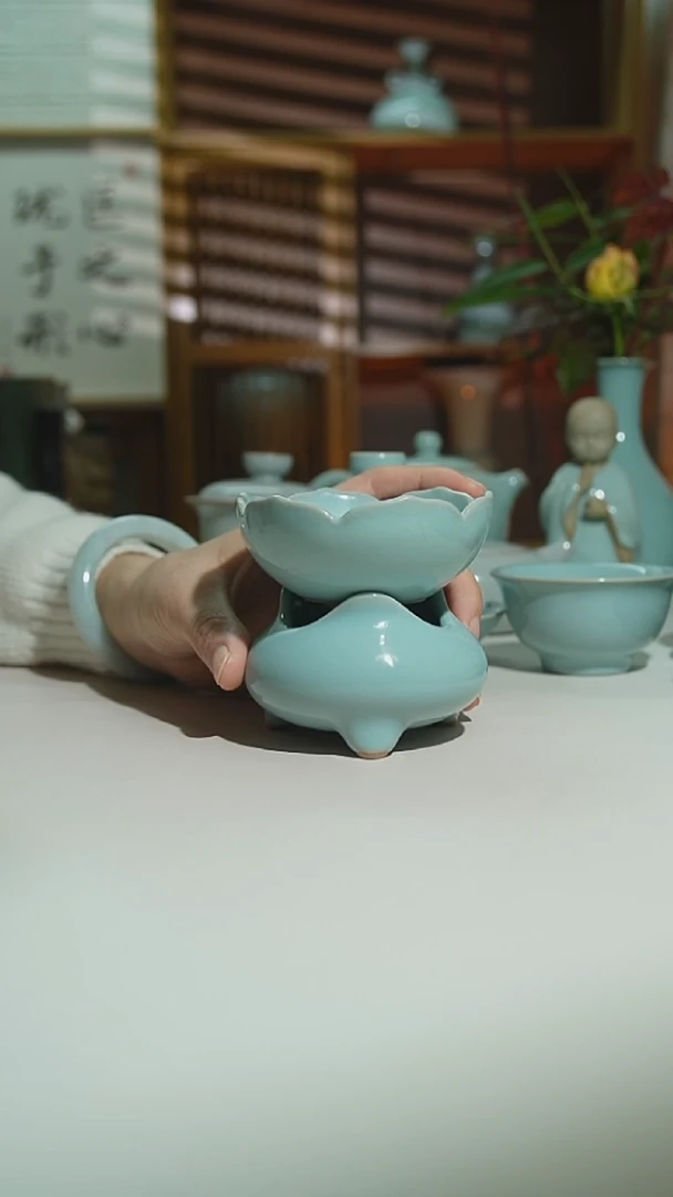 天青珑匠莲花茶滤安全发货二级