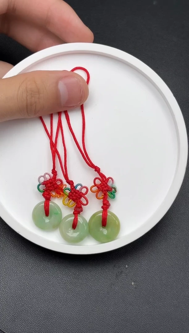 翡翠未镶嵌颈饰YM911-18平安扣挂包多样性发一件