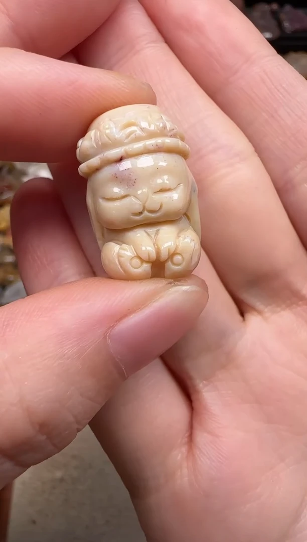 硅化珊瑚（珊瑚玉）未镶嵌颈饰716