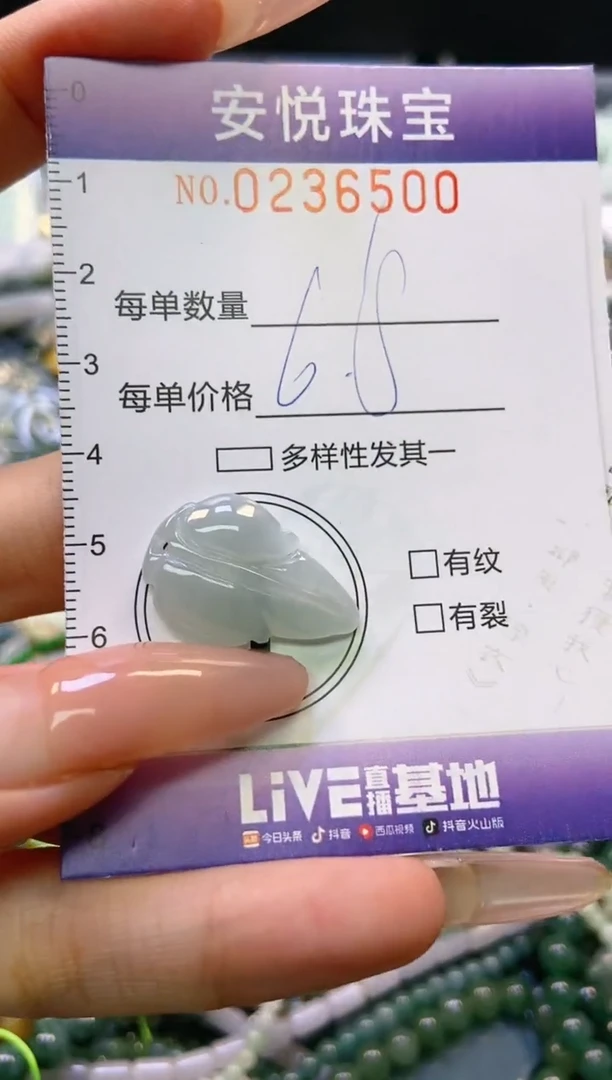 翡翠未镶嵌颈饰闪购0236500