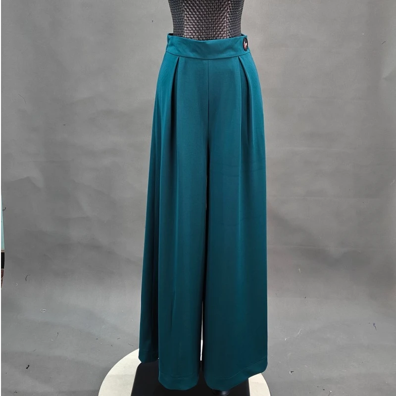 海云丹斯②新款交谊舞摩登舞秋冬新款松紧腰裙裤HYK012