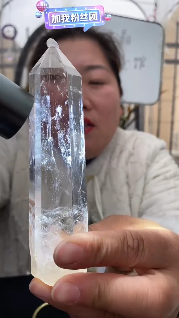 【闪购商品】水晶柱子未镶嵌白水晶柱子D119