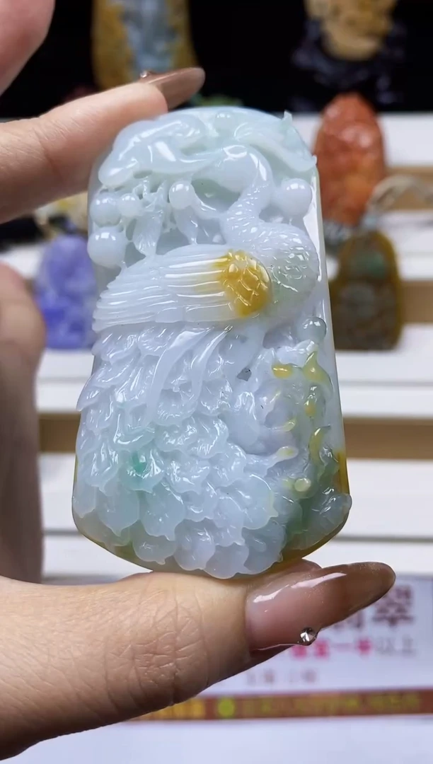 颈饰未镶嵌翡翠翡翠A货
