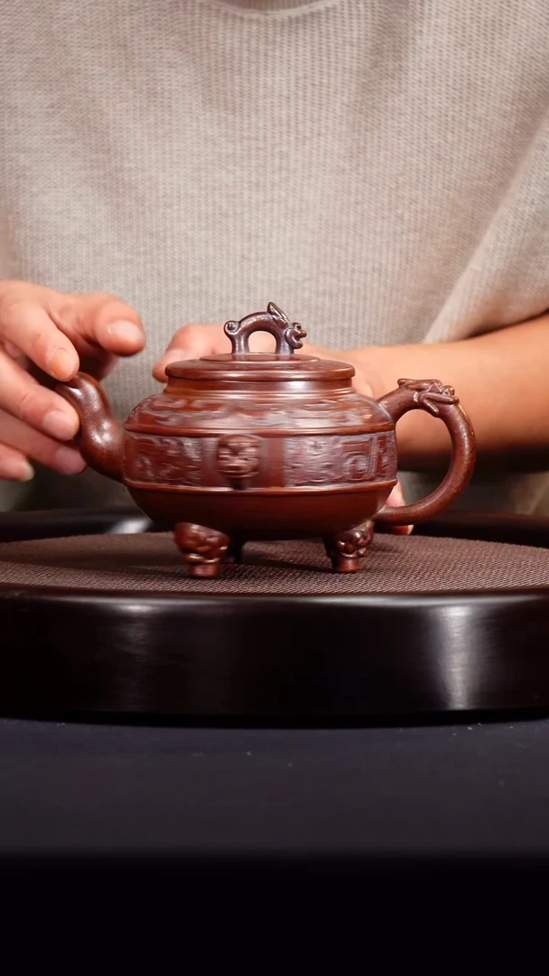 茶壶紫砂 宜兴紫砂原矿壶