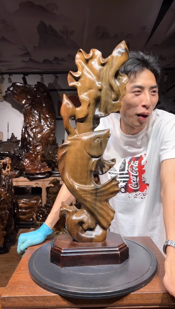 木木质文玩根雕艺术摆件