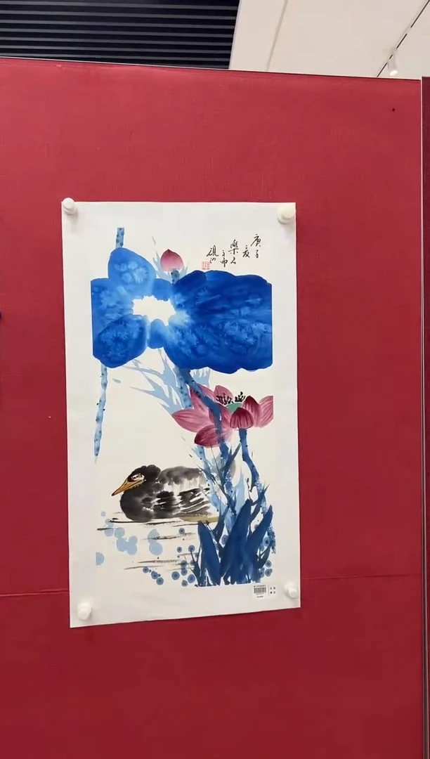 国画刘伟老师2pc花鸟作品