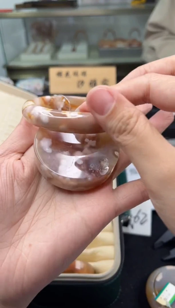 未镶嵌手镯石英质玉55圈口（赠品镯心）6489104