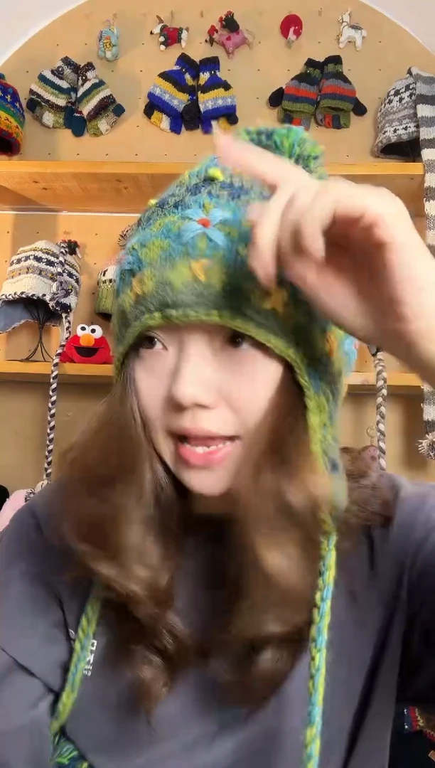 羊毛百分百纯手工帽子