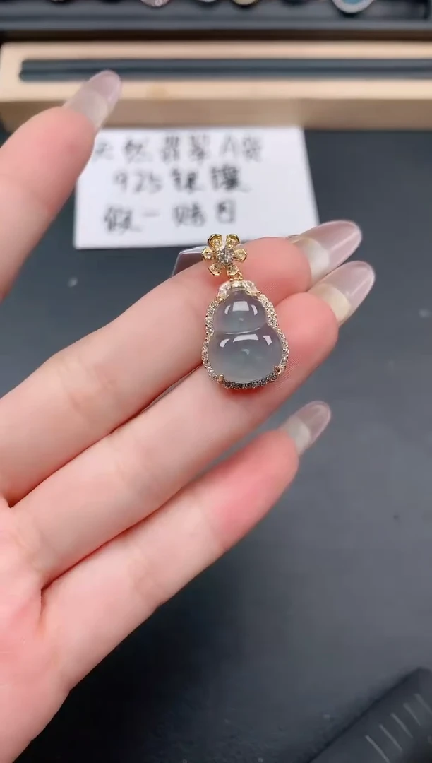 银S925镶嵌戒指翡翠11111