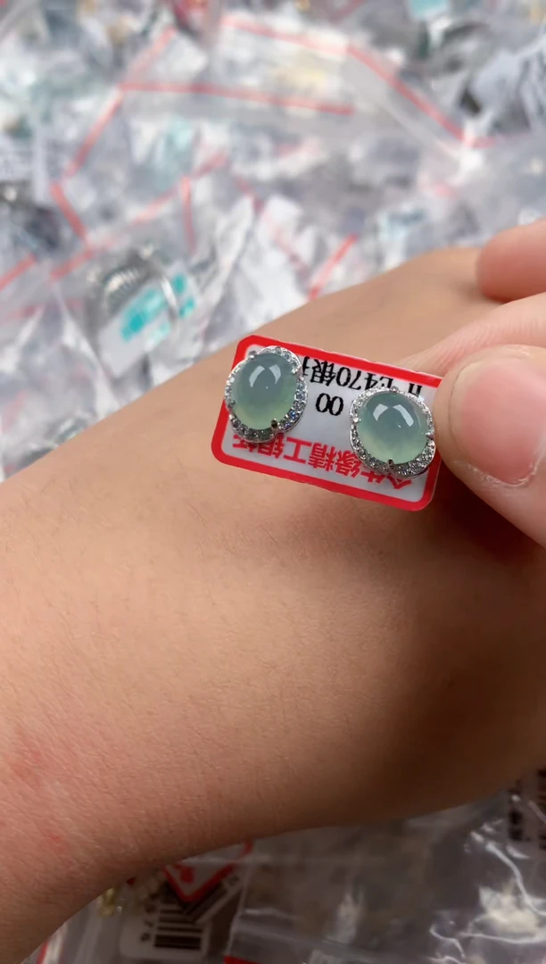 银S925镶嵌戒指翡翠333    5