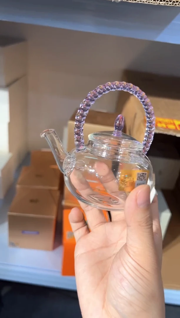 禾器-珠莲壶-浅紫色
