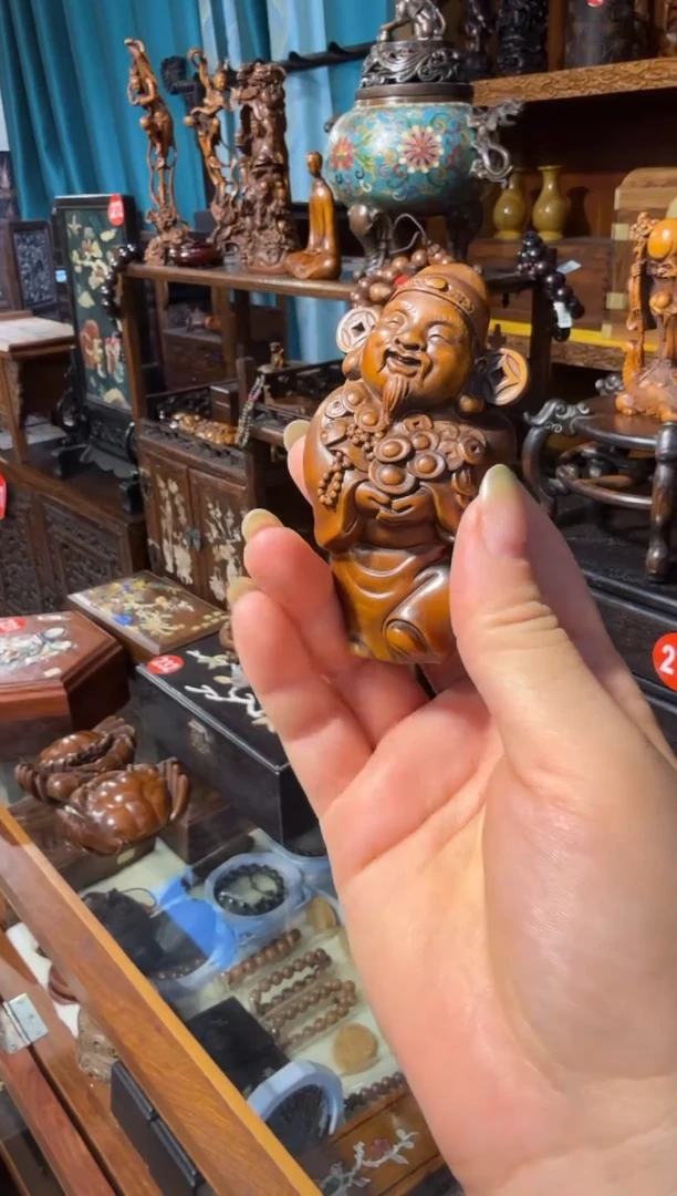 木黄杨木财神68.88888888888