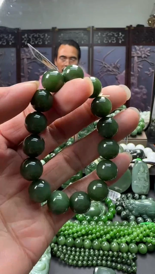 未镶嵌和田玉珠宝奇石手串