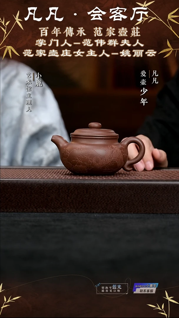 茶壶紫砂姚丽云紫砂壶126 &凡凡会客厅 仿古300cc
