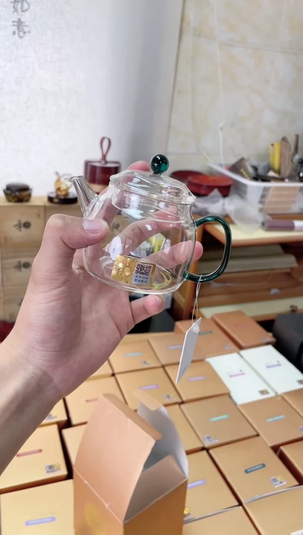 言卿壶墨绿色泡茶壶