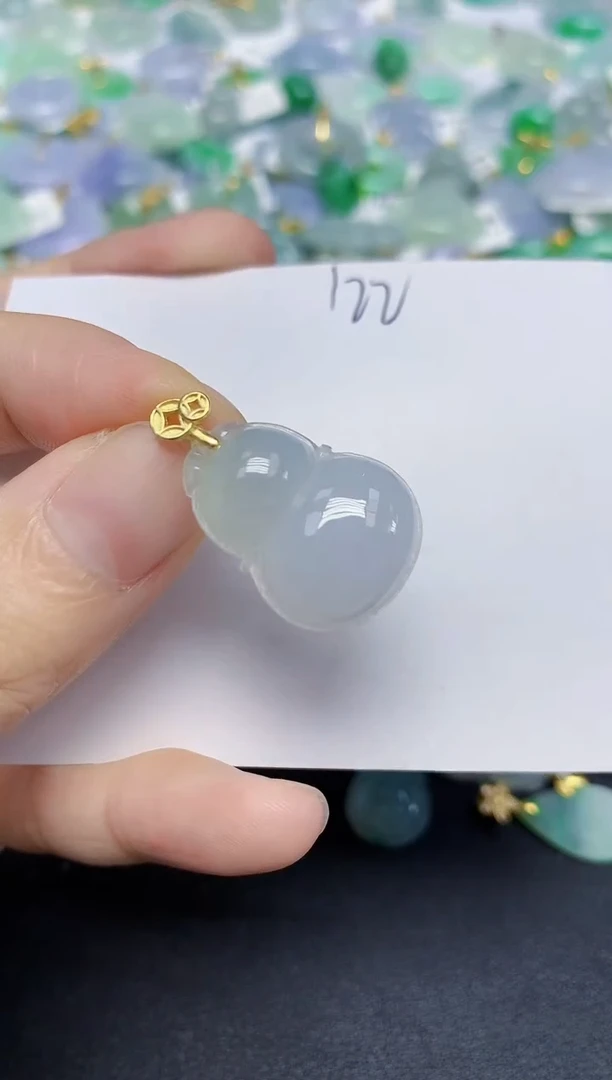 翡翠未镶嵌颈饰天然缅甸翡翠A货