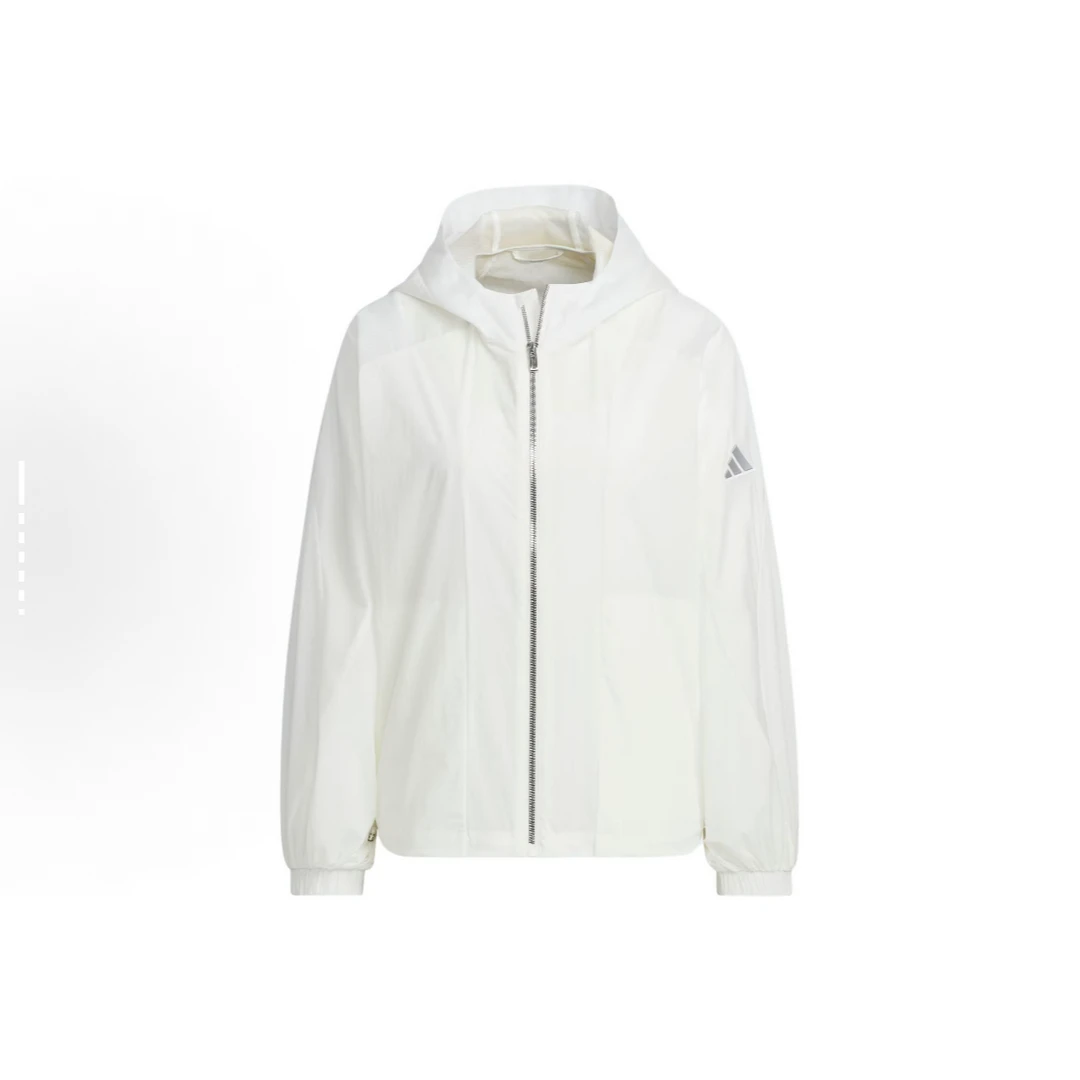 adidas/阿迪达斯女款MODERN TECH WOVEN拒水防泼连帽外套JZ1682