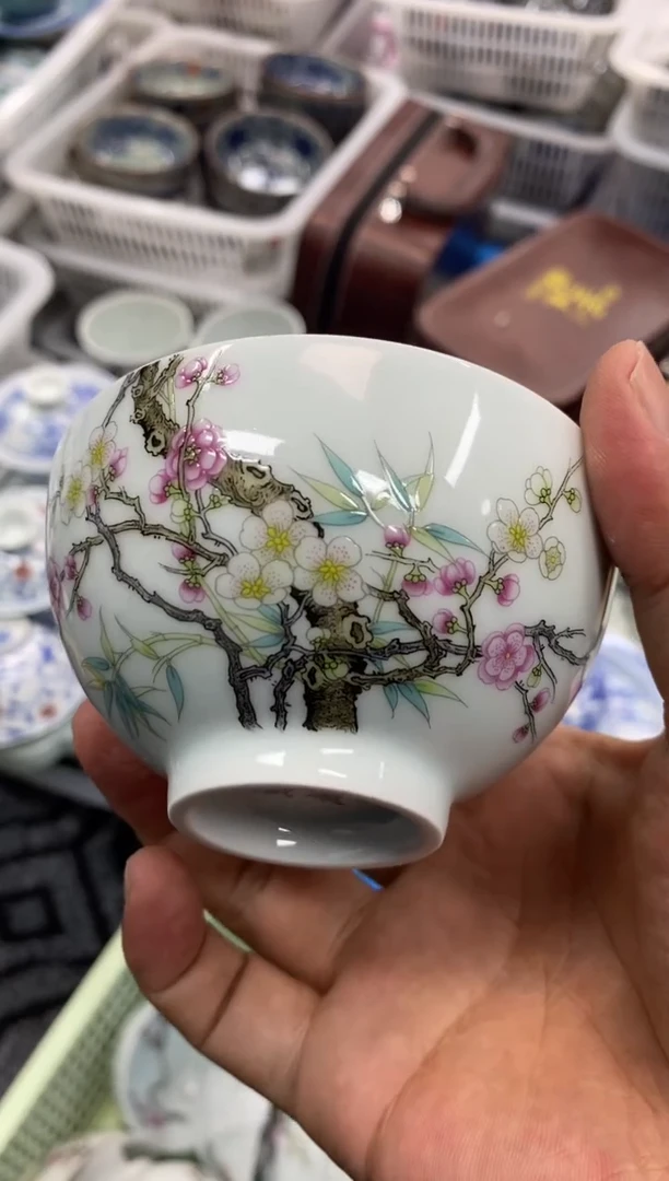 陶瓷景德陶瓷茶具容量约80 90