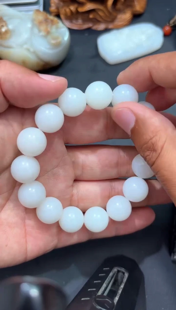 手串未镶嵌和田玉小*徐和田玉手串