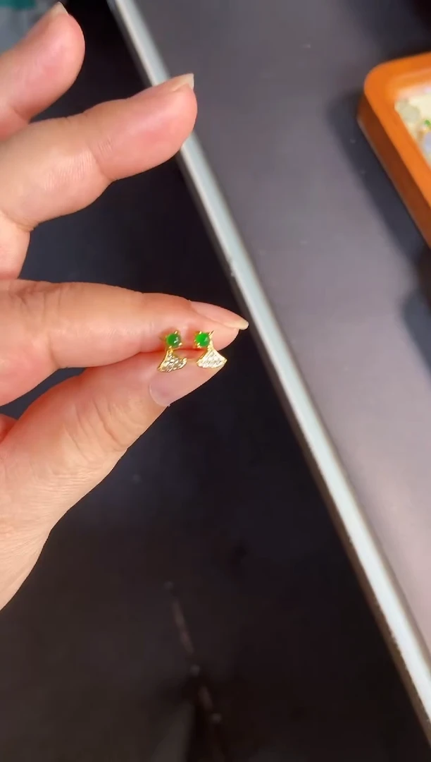 吊坠(不含链)银S925镶嵌翡翠1