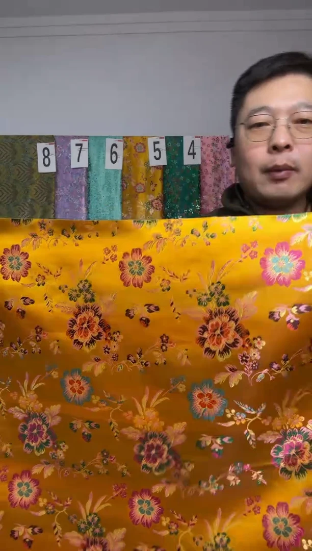 混纺织锦缎长度60