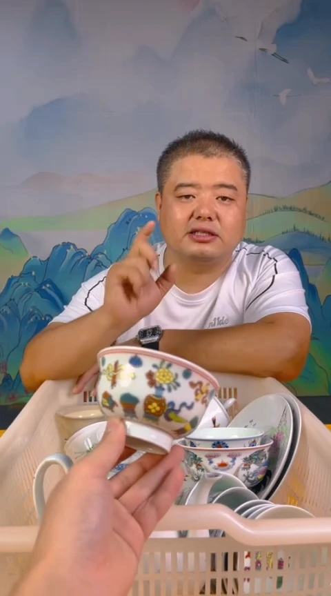 摆件景德镇陶瓷青花摆件16