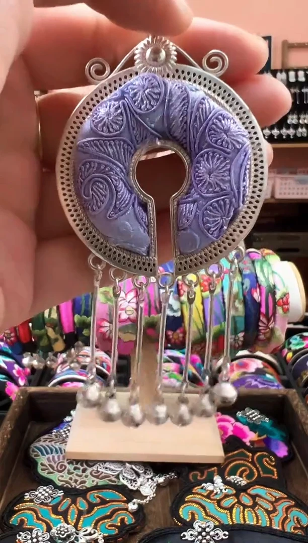 织绣艺枝独绣老绣饰品45