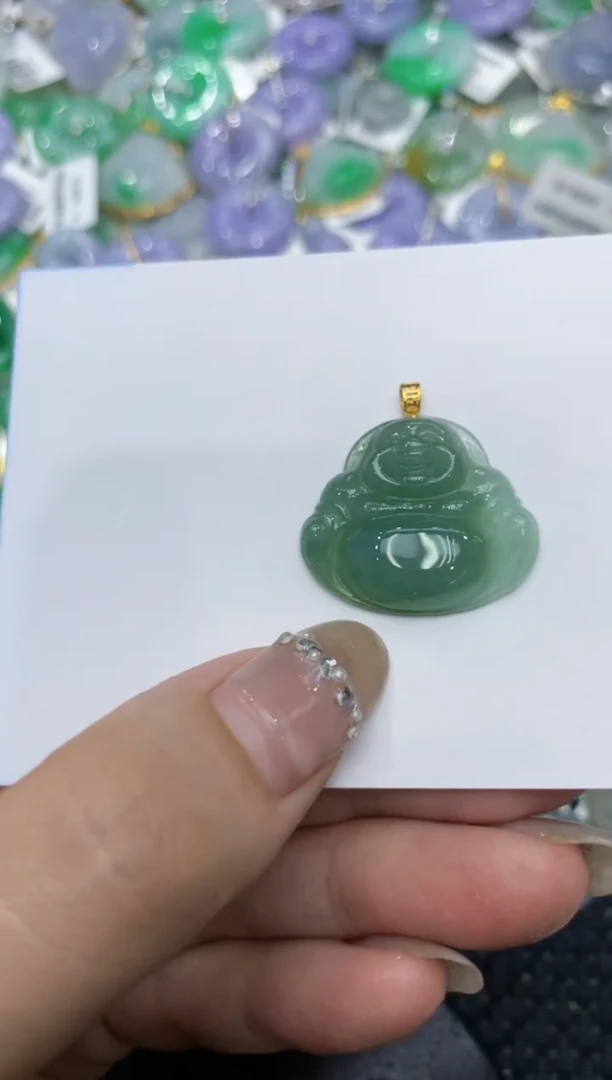 【闪购商品】翡翠颈饰18K金镶嵌 222222222