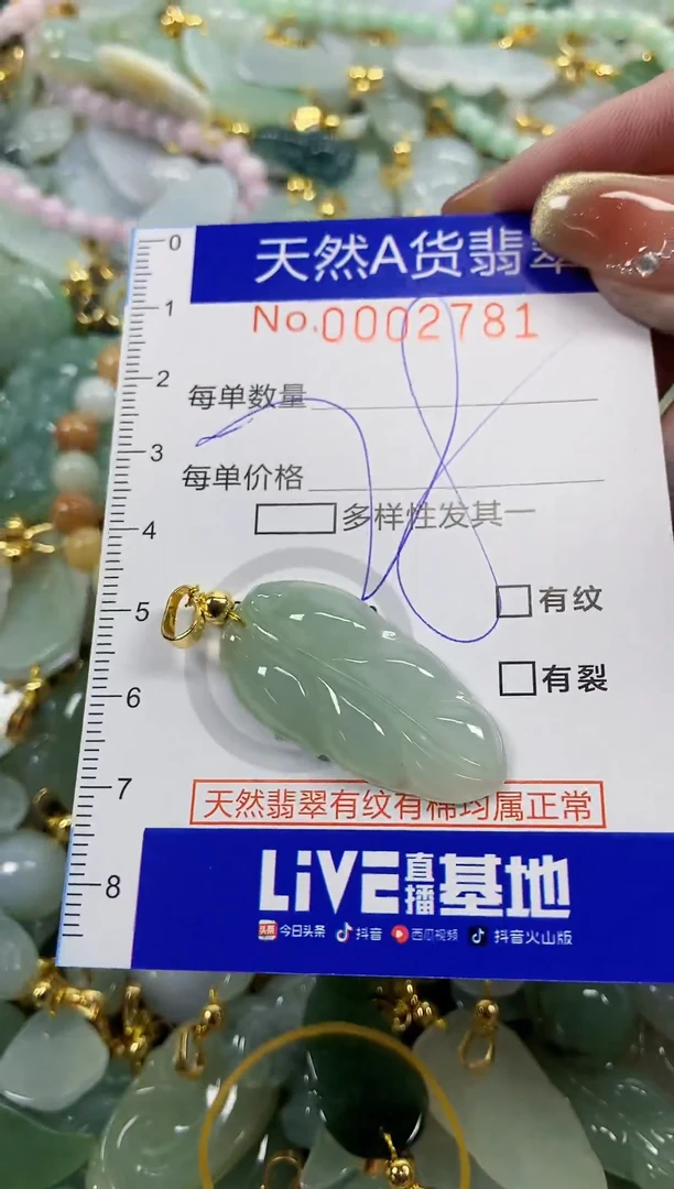 颈饰未镶嵌翡翠天然A货翡翠