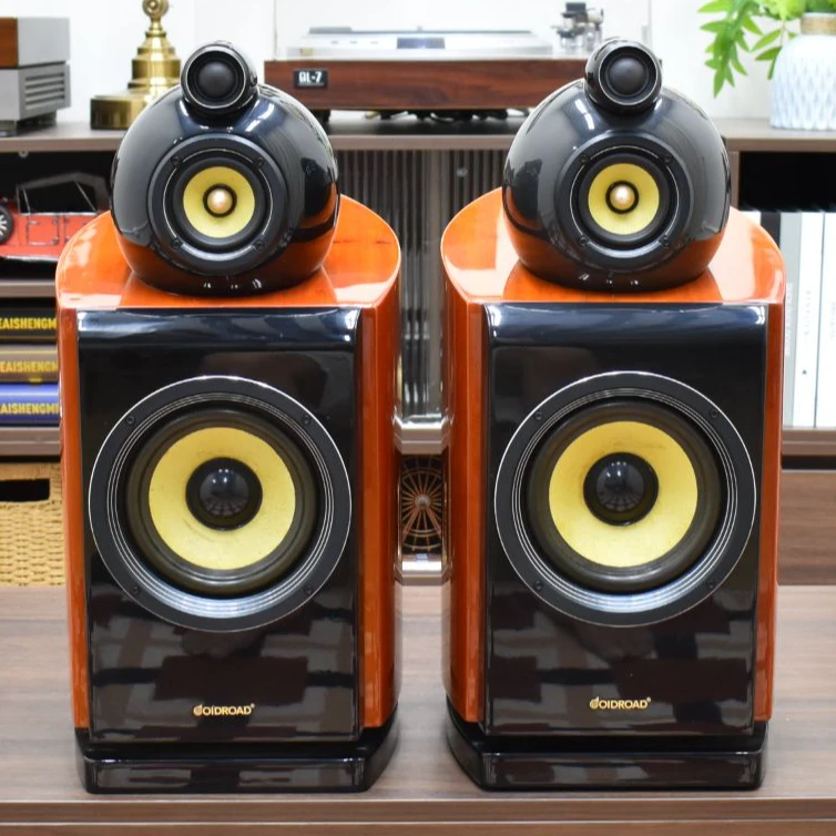 贝达诗二手原装国货精品 GOLDROAD/戈乐迪 EF-882F烤漆书架音箱