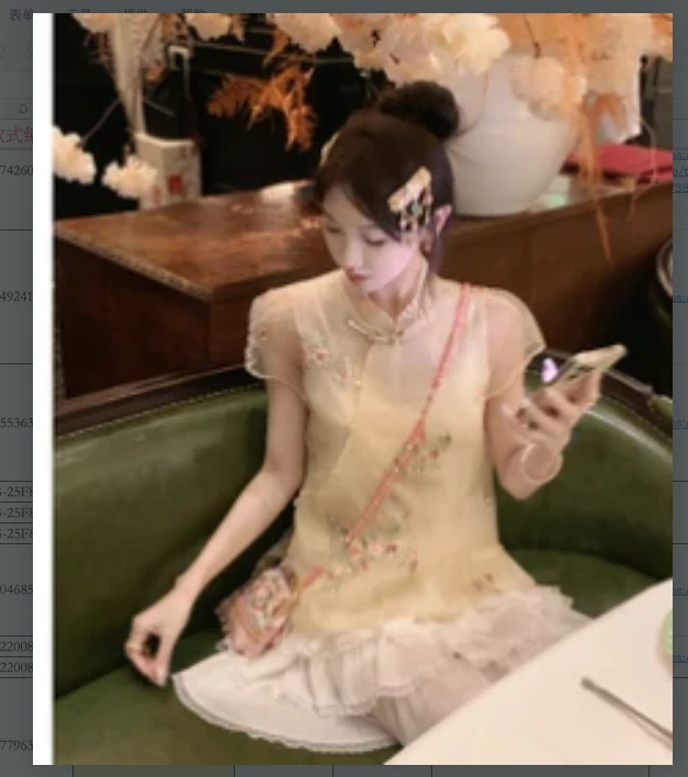 【果果专属】新中式2025夏季中式女士刺绣上衣