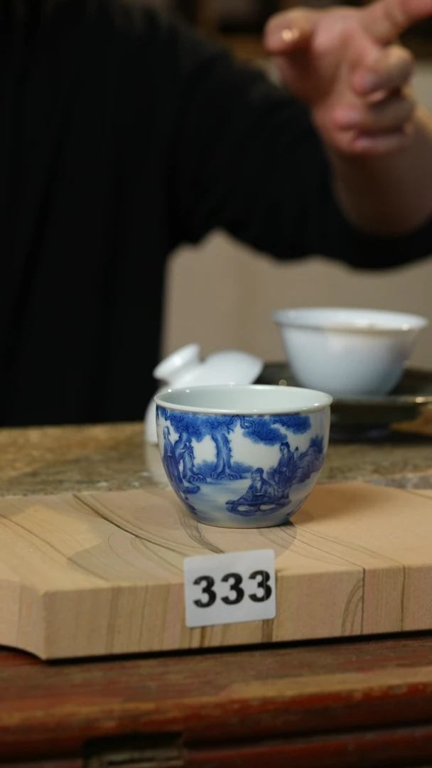 瓷片商山四皓/标题标题标题标题