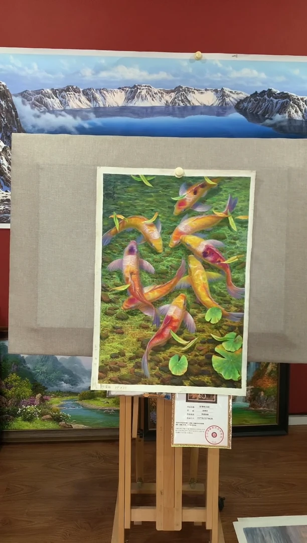 油画【56号】朝鲜原创手绘油画【功勋Ⅰ级画家丨孤品佳作】【顺丰包邮】