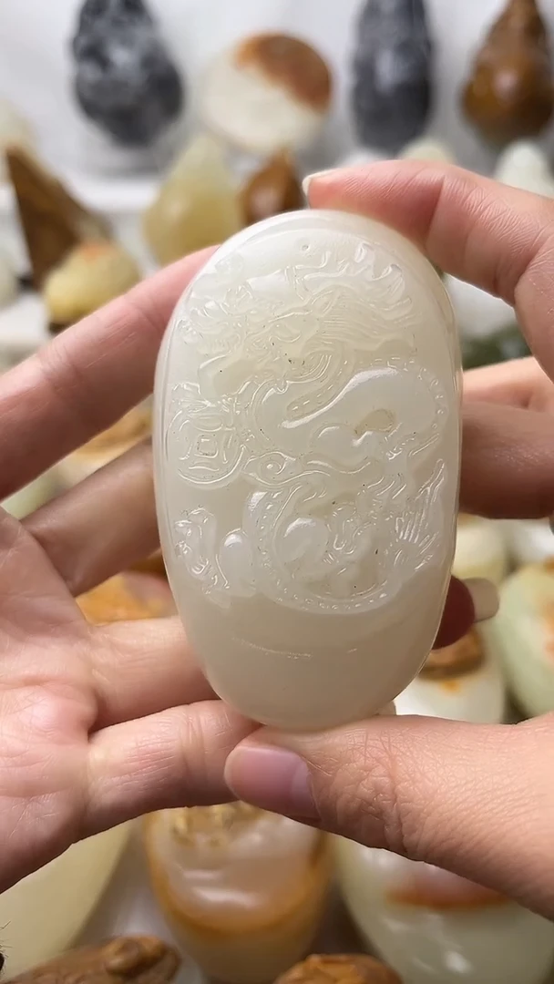 石材古青石棉纹正常不退换盘龙微瑕