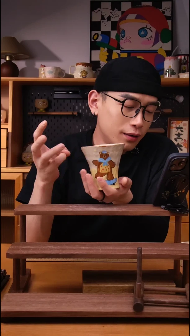 摆件景德镇可爱设计师款陶瓷