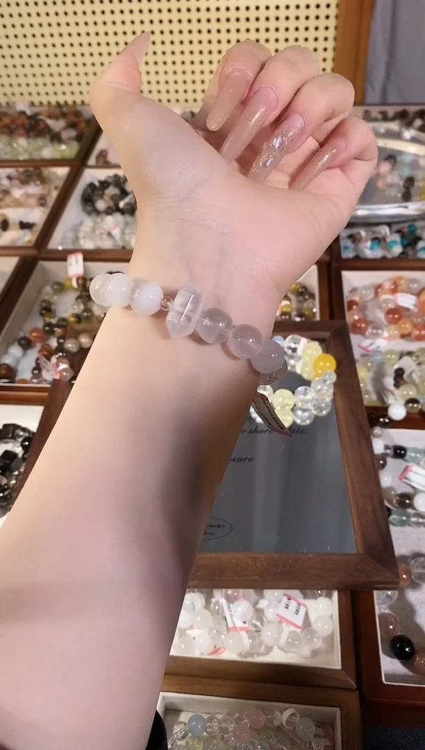 未镶嵌手链烟晶手串