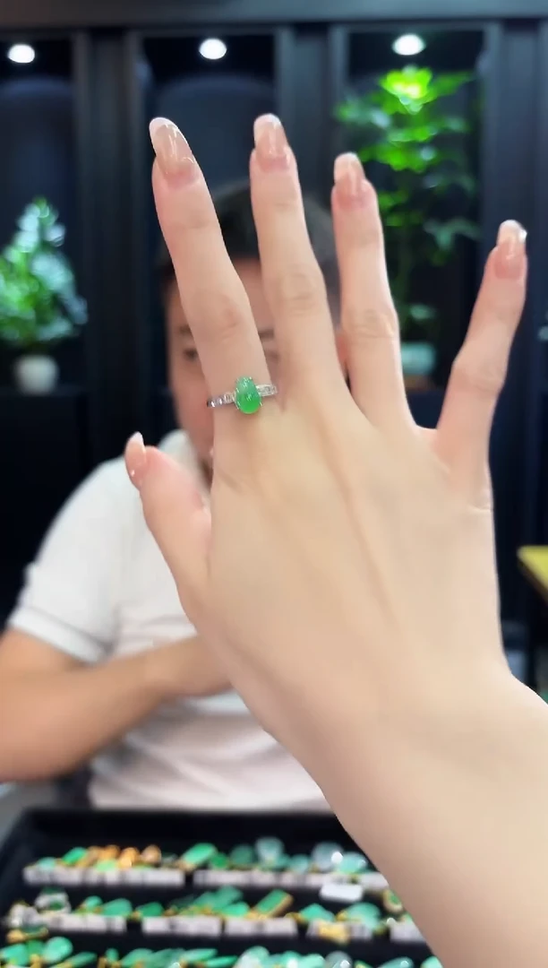 未镶嵌戒指翡翠 缅料A货/支持复检/一件