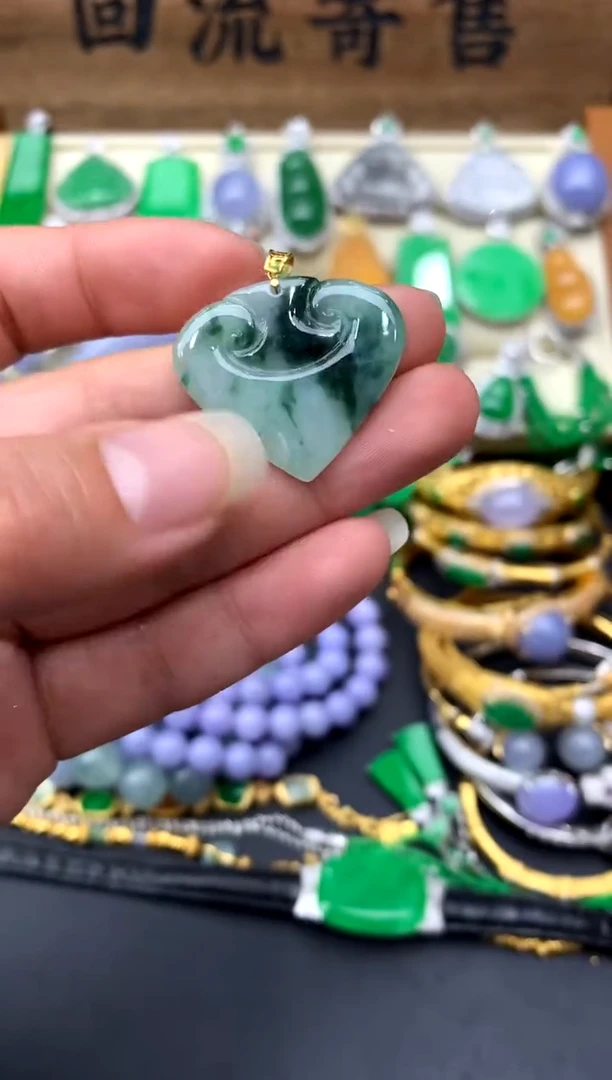 【闪购商品】翡翠颈饰18K金镶嵌156-中国好珍宝