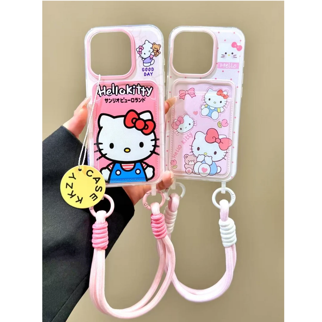 诚星泽卡包kt猫适用苹果16Pro手机壳软华为/vivo/小米/oppo一加软