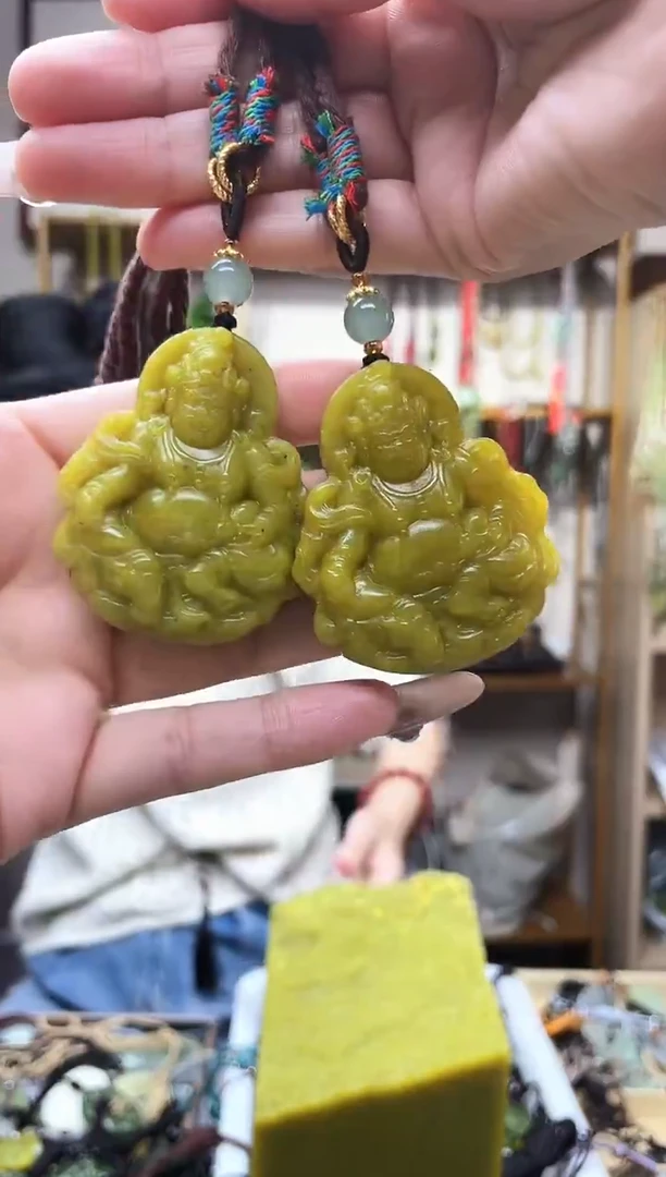 未镶嵌岫玉吊坠·多样性发货拍一发一