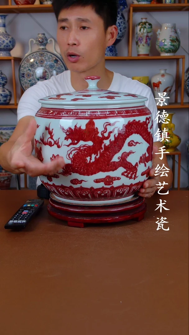 现代景德镇手工手绘陶瓷摆件73