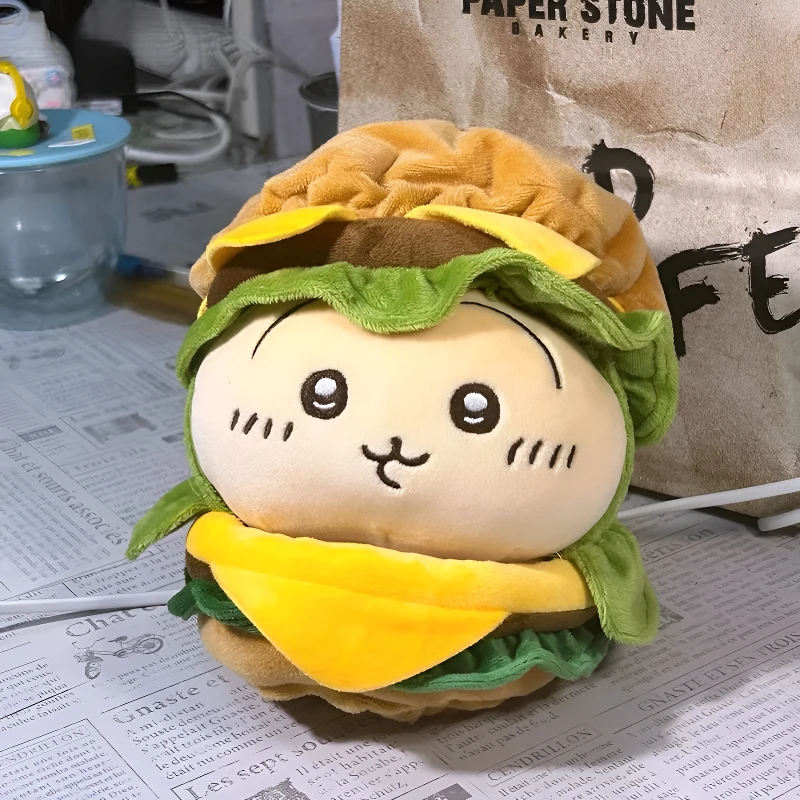 chllkawa巨无霸汉堡小八乌萨奇玩偶公仔可拆卸毛绒娃娃睡觉抱gh