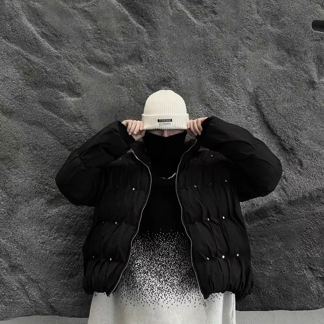 C2D/C4D两色“多金属图钉”棉服外套（8610）