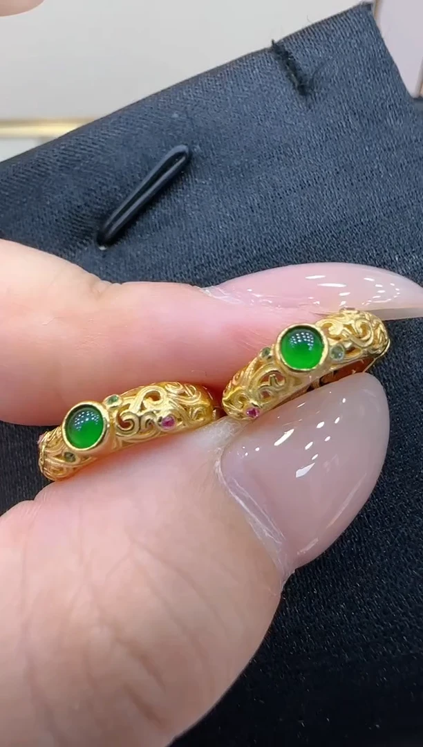 【闪购商品】翡翠耳饰银S925镶嵌团购多样性发一件