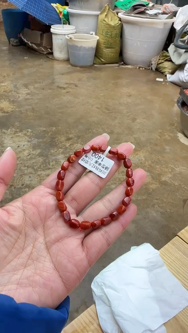 【闪购商品】南红玛瑙珠串未镶嵌原矿无优化川料随型