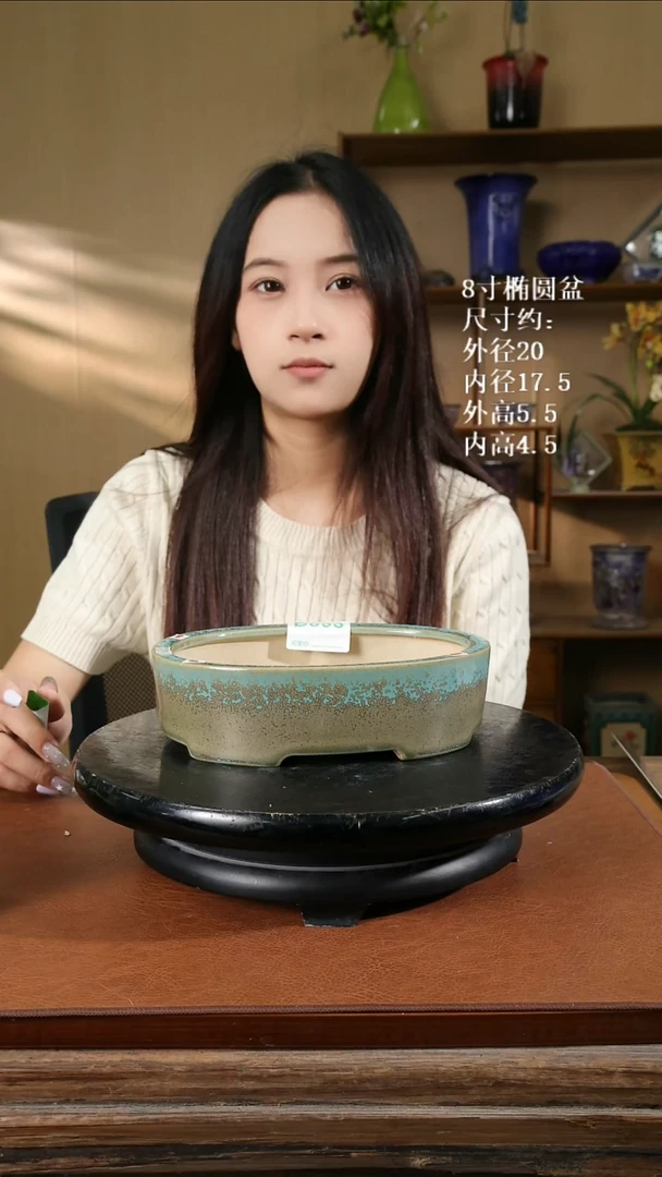 8寸椭圆盆   993