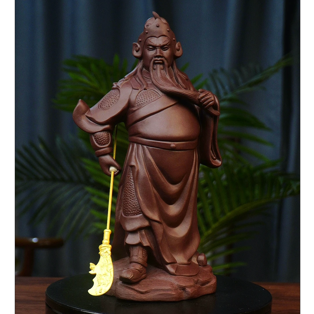 关公带刀 创意陶瓷