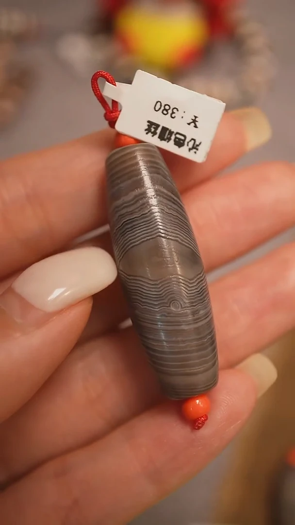 未镶嵌颈饰玛瑙/玉髓梦****心蚀花玛瑙珠定制编绳